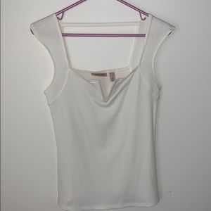 Cute white tank top